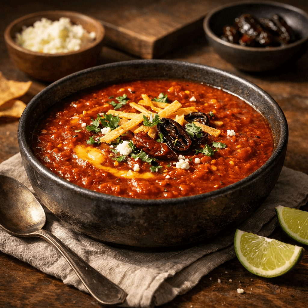 Zuppa di Pomodoro Affumicata e Chipotle