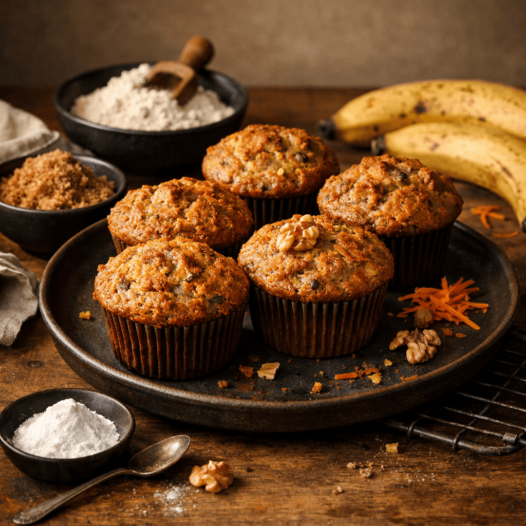 Muffin di Carote e Banana