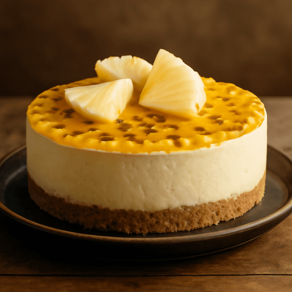 Granadilla Pineapple Cheesecake