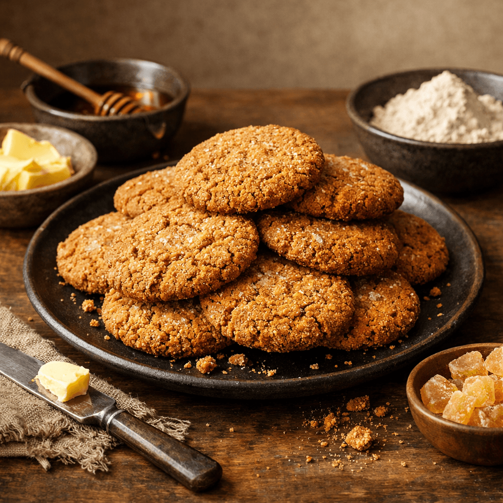 Ginger & Bran Biscuits