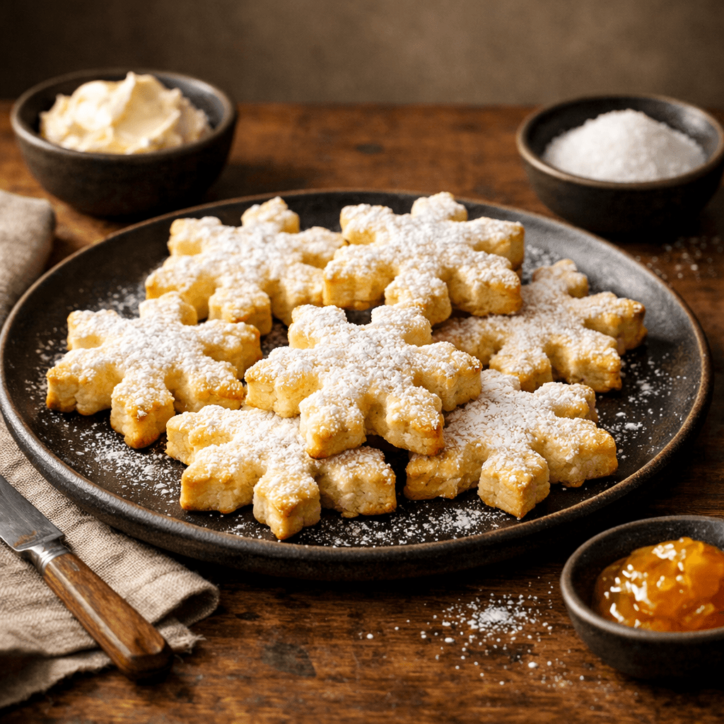 Scones Flocon de Neige