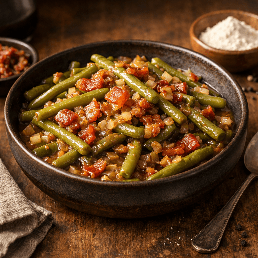 Haricots Sucrés et Acides - Style Allemand