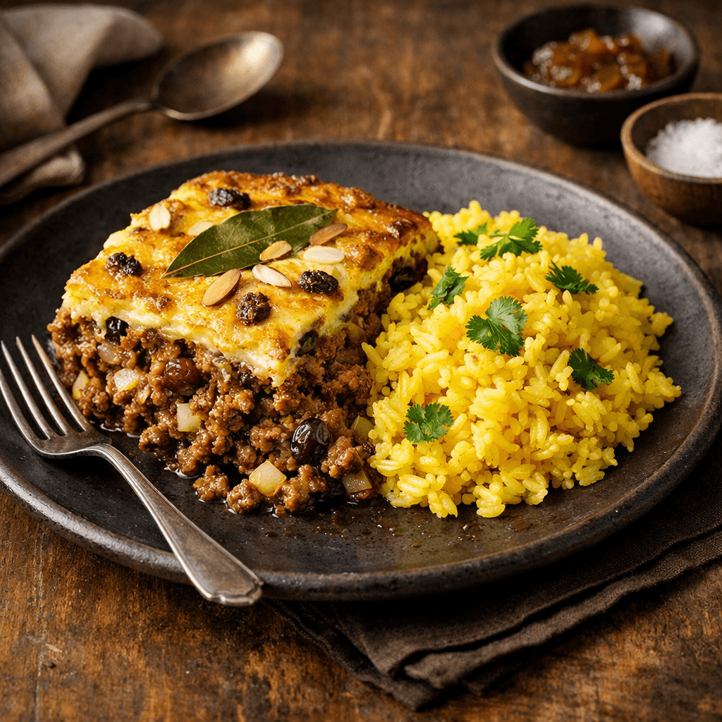 Bobotie e Riso Giallo