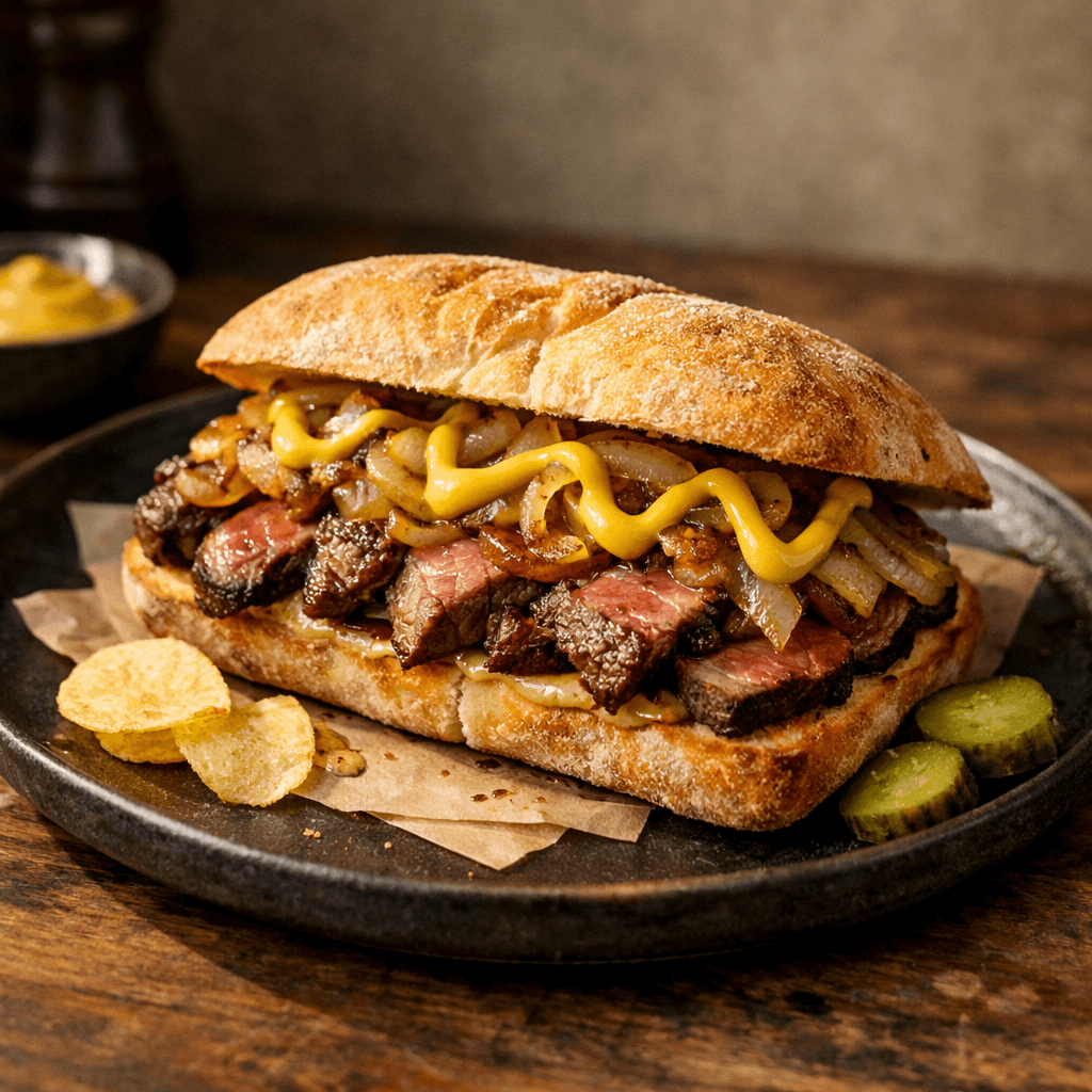 Steak-Sandwich