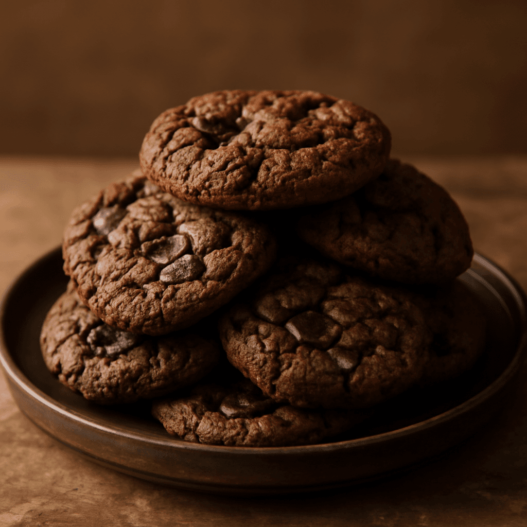 Chocolate Rye Cookies