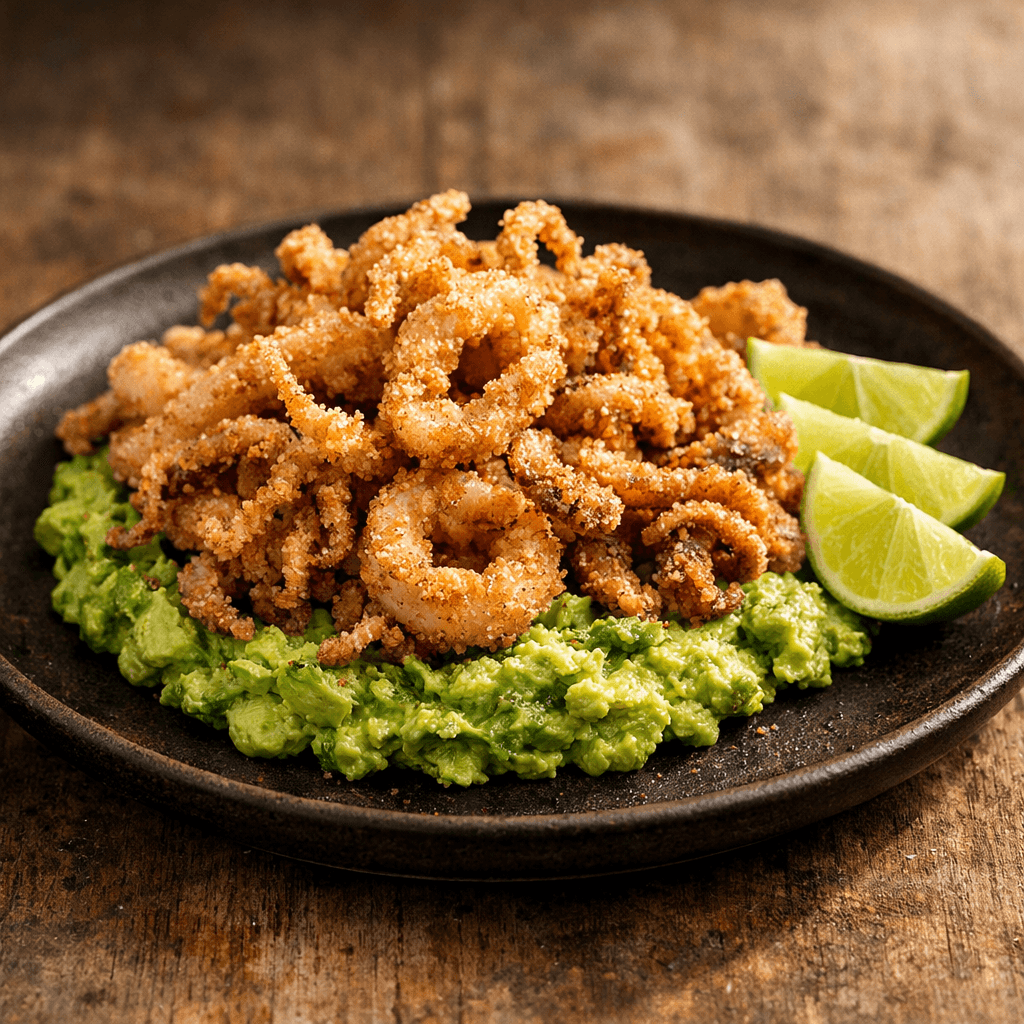 Crispy Squid & Smashed Avo