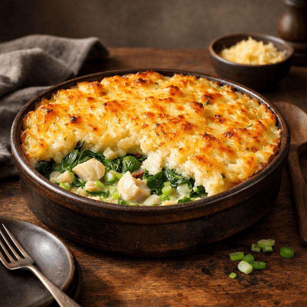 Pastel de Pescado Sencillo Loco