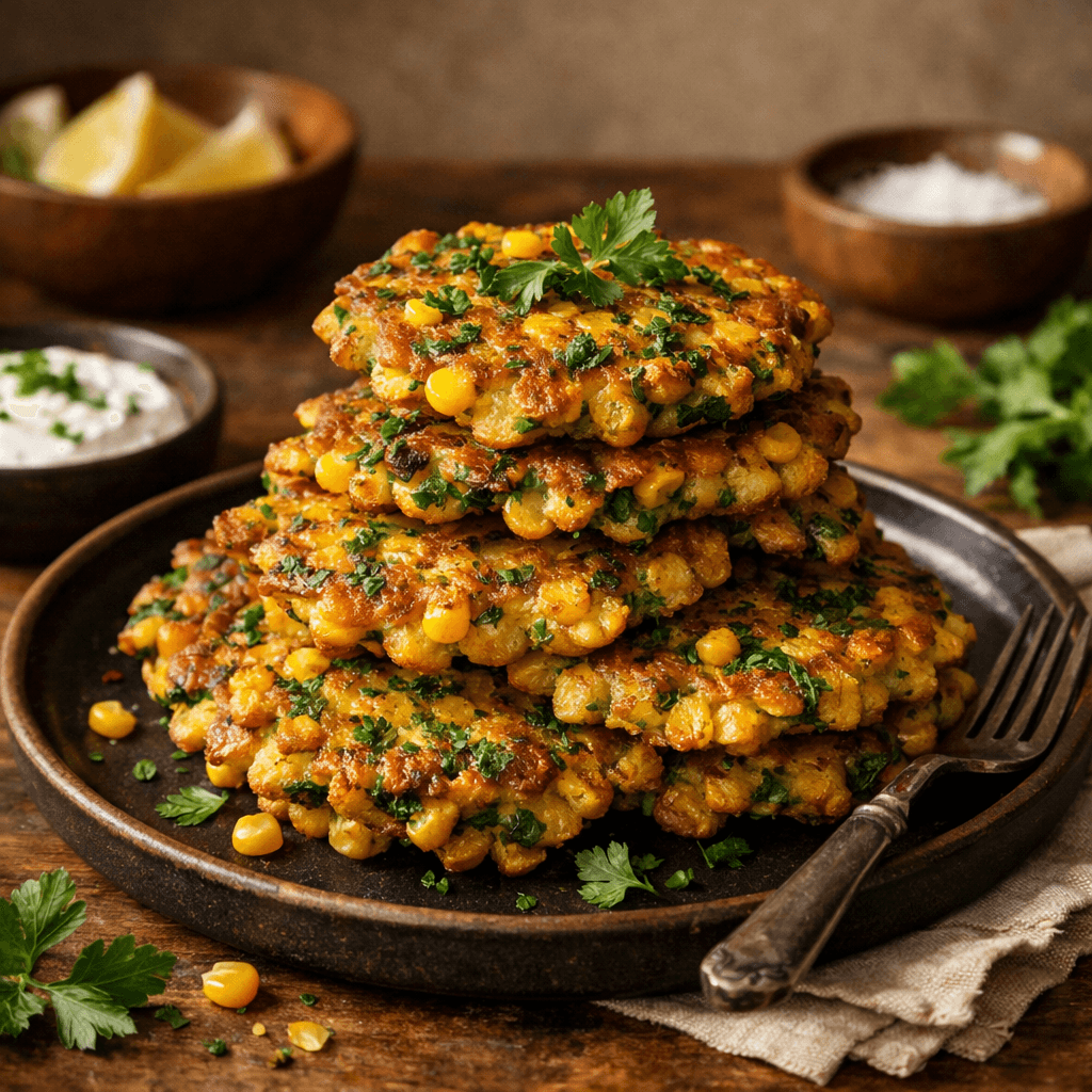 Corn & Herb Fritters