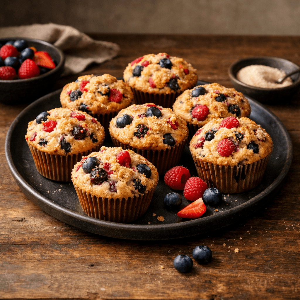 Vegan Berry Muffins
