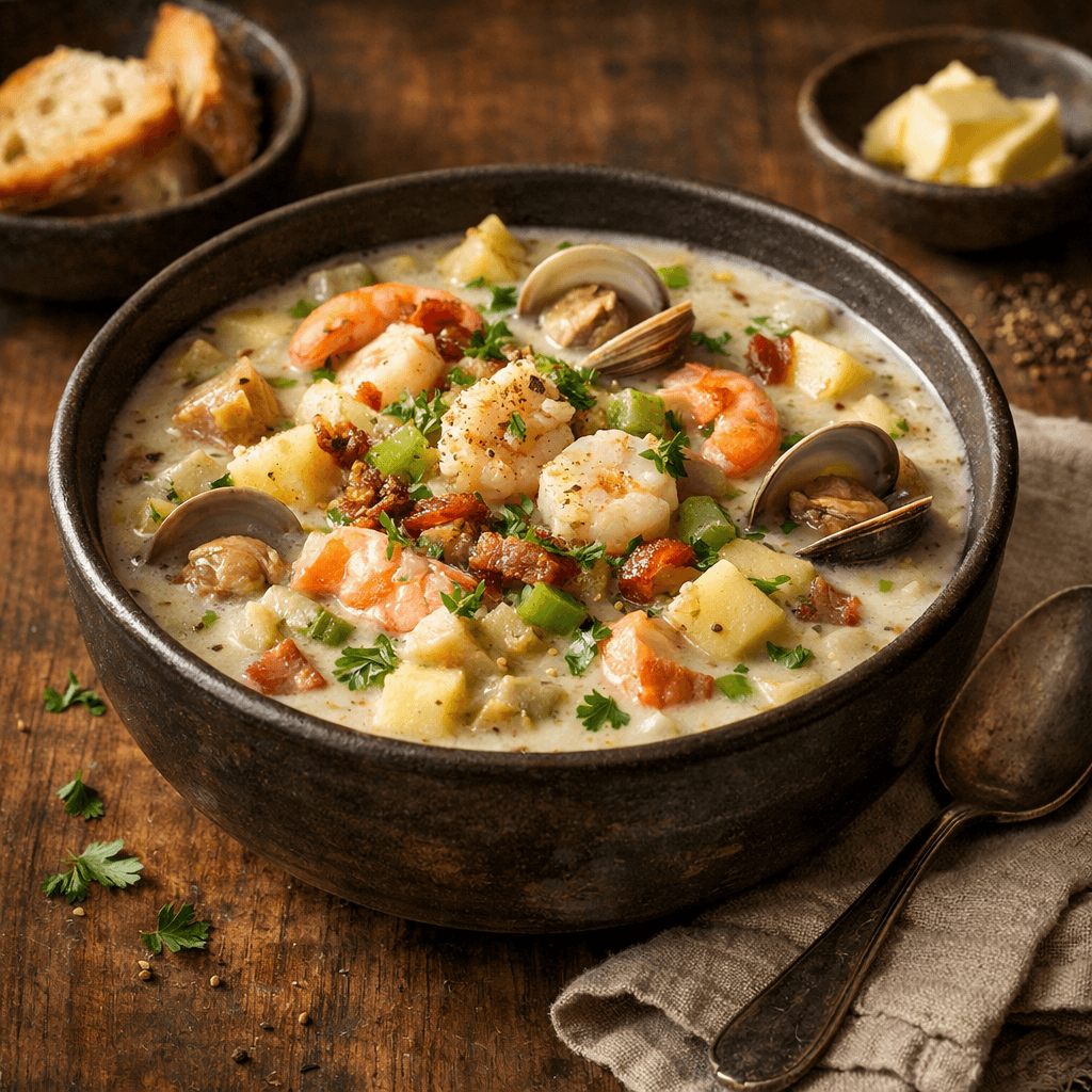 Meeresfrüchte Chowder