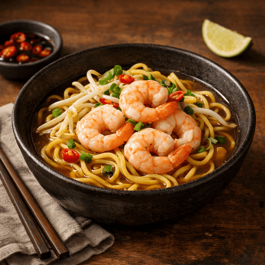 Nouilles aux Crevettes