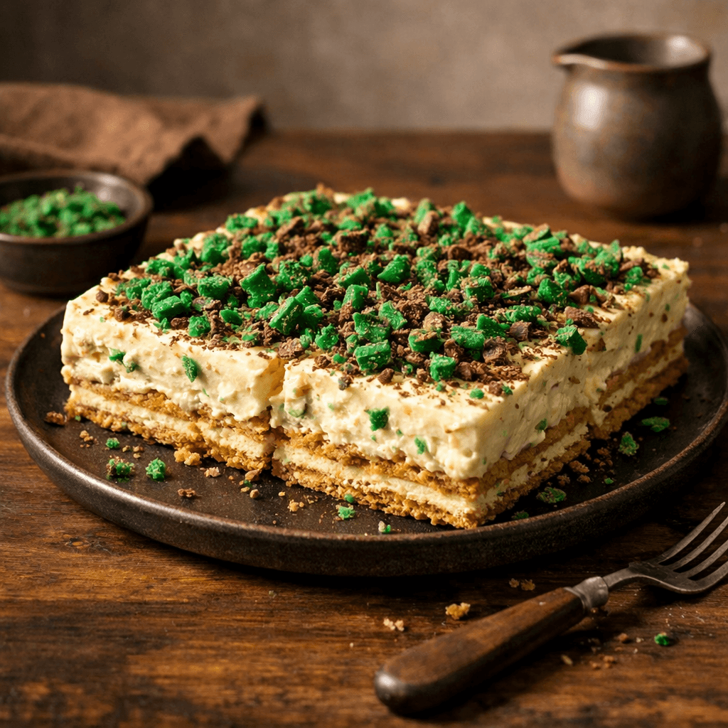 Peppermint Crisp Tart