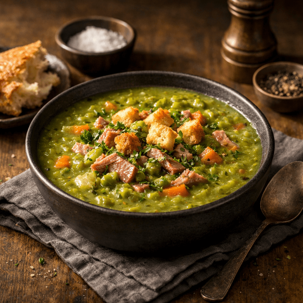 Soupe de Pois et Jambon