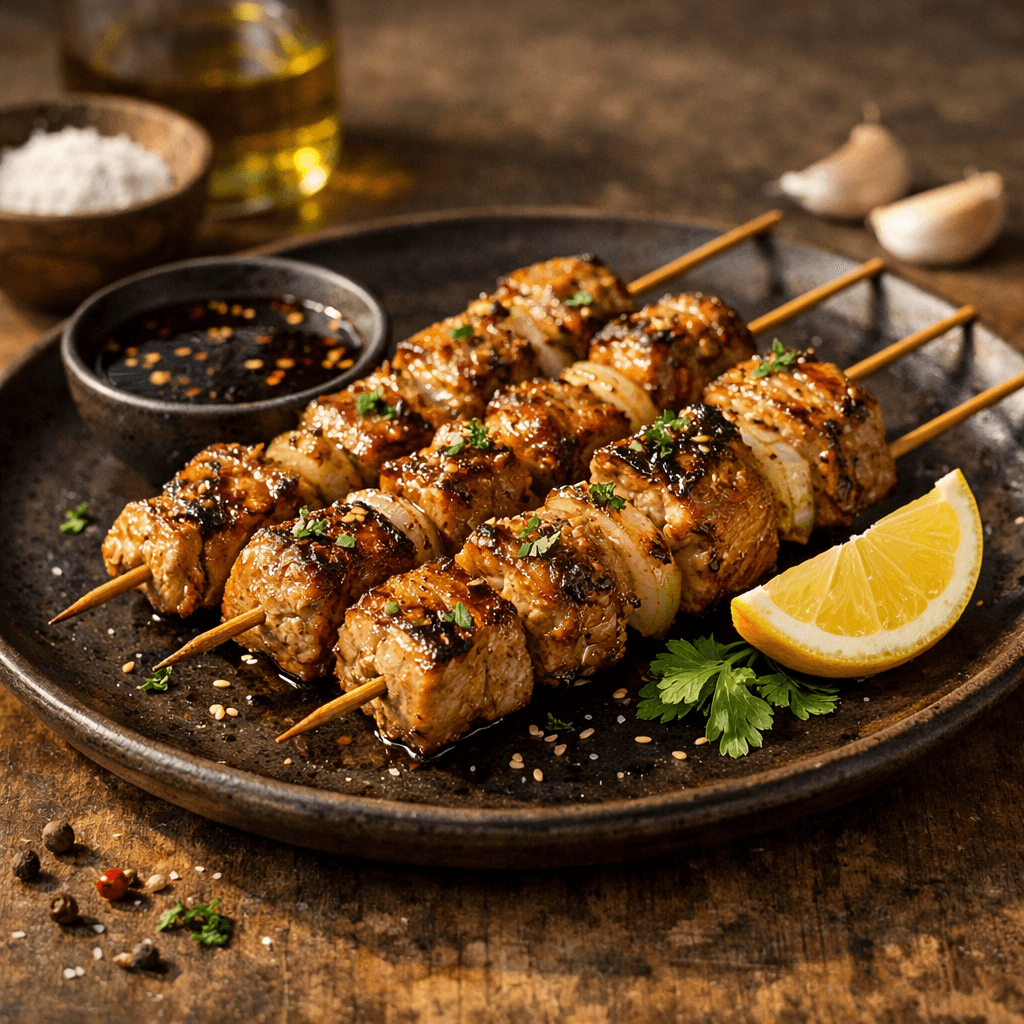 Crocodile Skewers