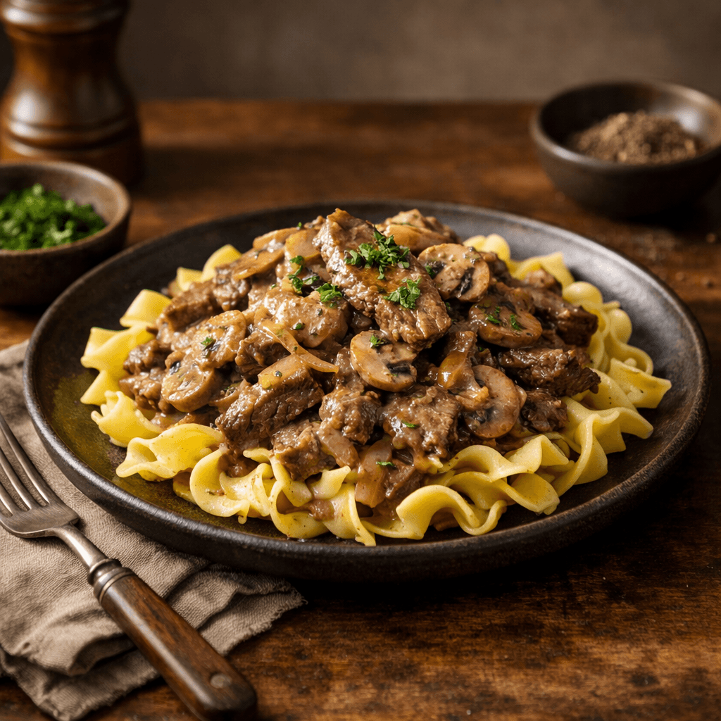 Stroganoff di Manzo