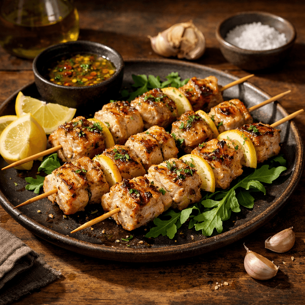 Brochettes de Crocodile