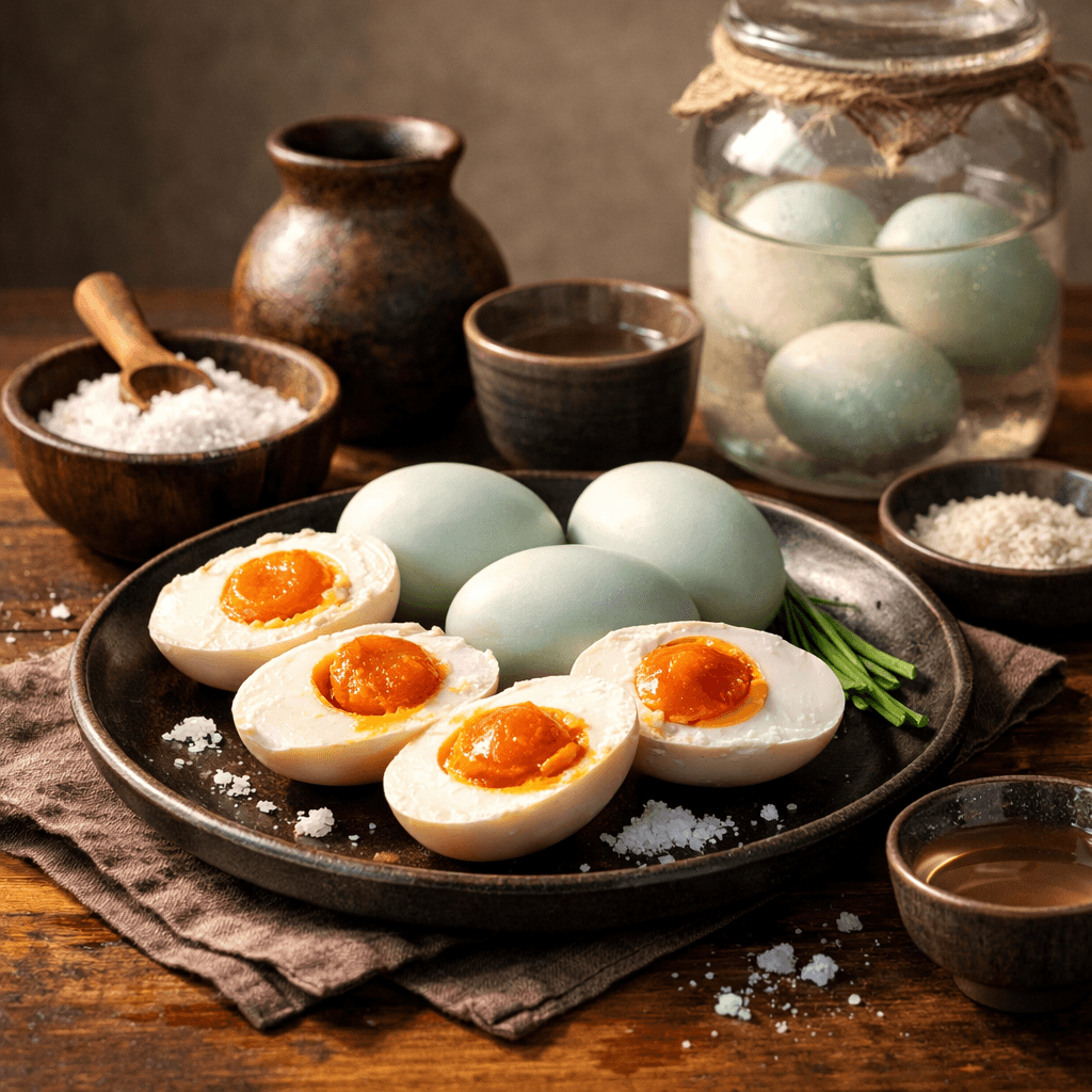 Huevos de Pato Salados