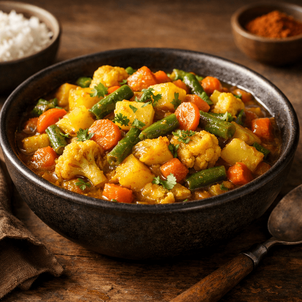 Curry de Légumes Mélangés
