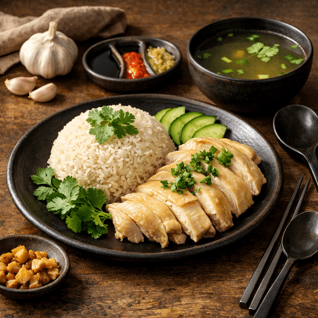 Hainanese Chicken Rice